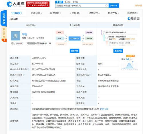 阿里巴巴成立5億注冊(cè)資本科技子公司，加碼計(jì)算機(jī)軟硬件布局